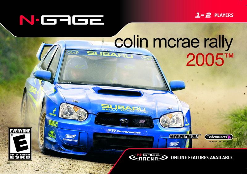 Colin McRae Rally 2005 box art