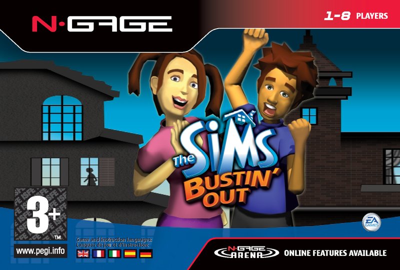 The Sims Bustin' Out box art