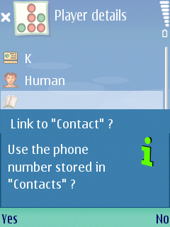 4 In A Line SMS game option