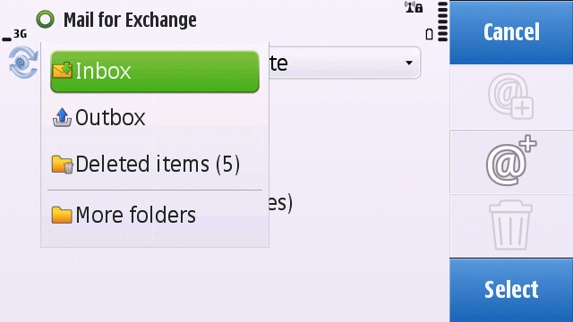 The Nokia Messaging client
