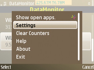 DataMonitor's sparse user interface