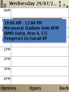 E52 Calendar - details