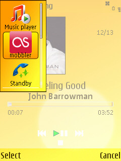 Last FM on S60 with Mobbler