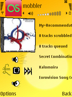 Last FM on S60 with Mobbler