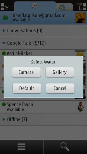 Changing your avatar