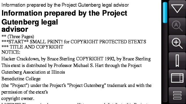 PDF+ in full screen mode