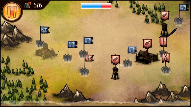 The cavalry making a final charge on the enemy fort!