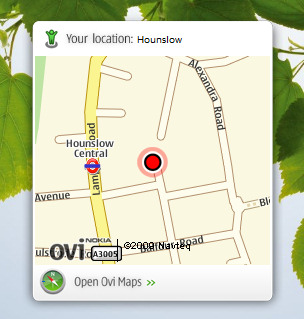 Booklet Ovi Maps Gadget