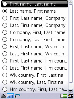 DreamConnect 3 Sorting Options