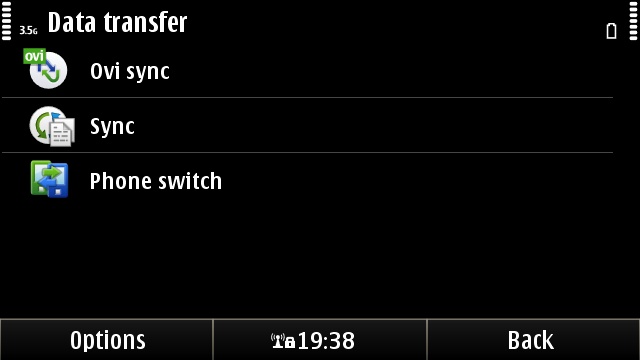 The various options for exchanging and updating PIM data