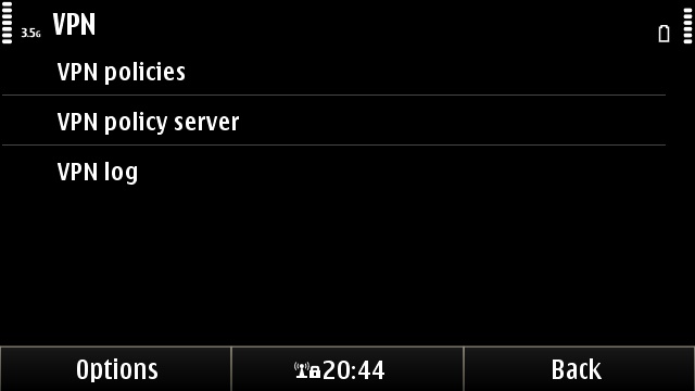 Setting up VPN policies on the E7