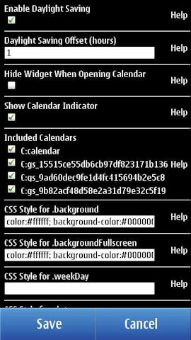 Coming Next settings view
