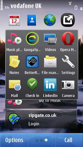 Favourite Apps expanded