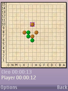 Gomoku Pro II for Nokia N95 8GB screenshot