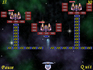 Meteor three spaceships