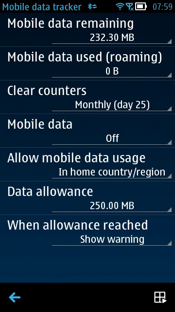 Mobile data