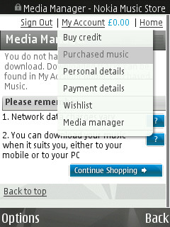 Nokia Music Store