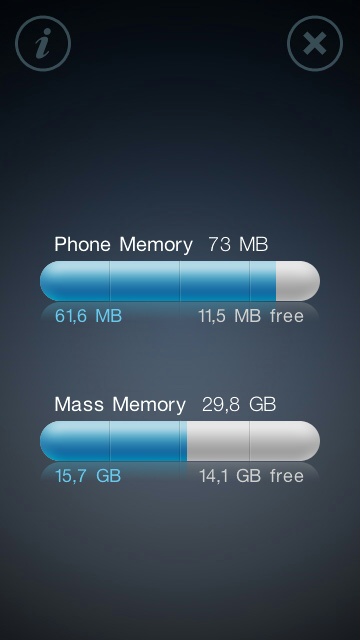 N97 - storage consumption