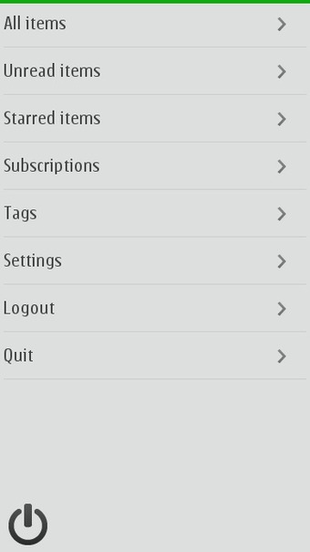 Viewing NewsFlow in either of its colour schemesq