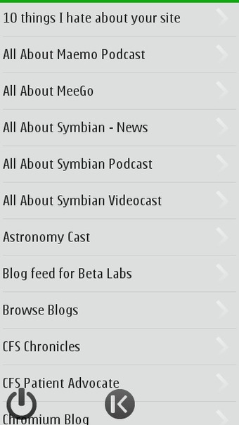 Viewing the subscription lists and one of the posts lists