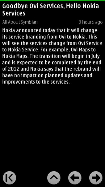 Toolbar buttons for individual posts