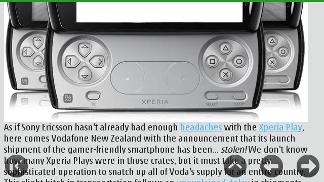 Viewing a post with images