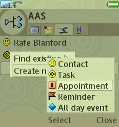 Projekt - new item to link