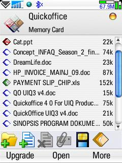 New Quickoffice UIQ 3