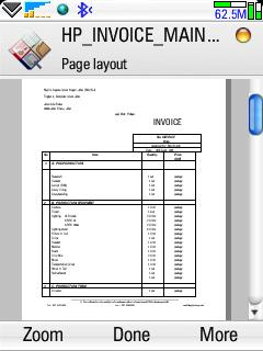 Page overview layout