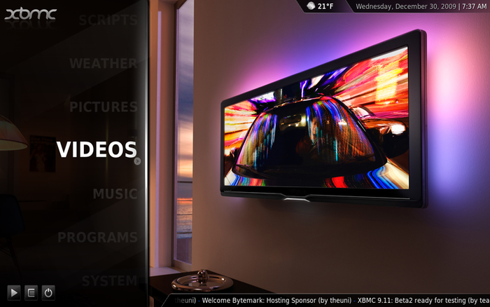 SemperXBMC Preview screen shot