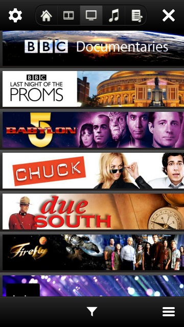 SemperXBMC Preview screen shot