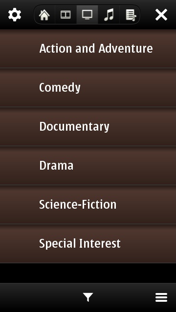 SemperXBMC Preview screen shot