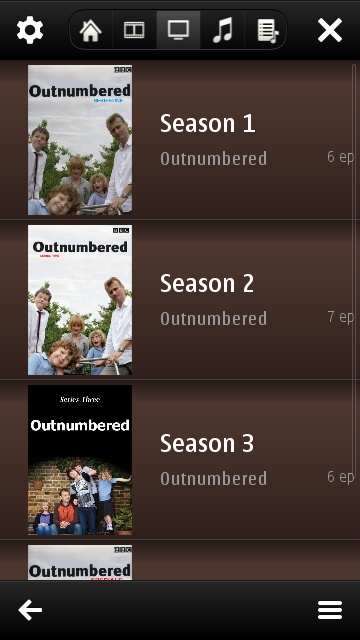 SemperXBMC Preview screen shot