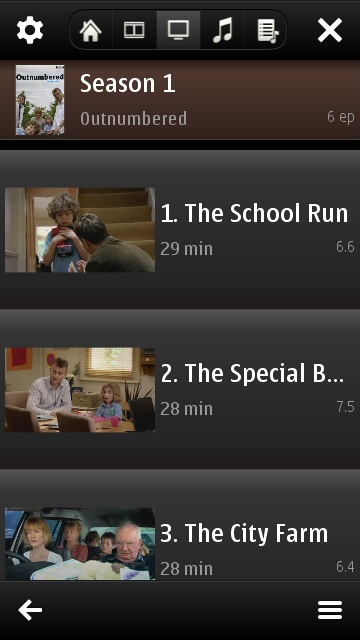 SemperXBMC Preview screen shot