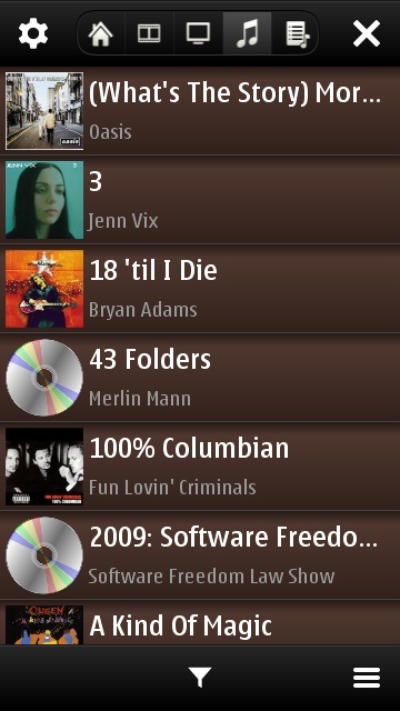 SemperXBMC Preview screen shot