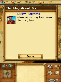 Westward dialogue box