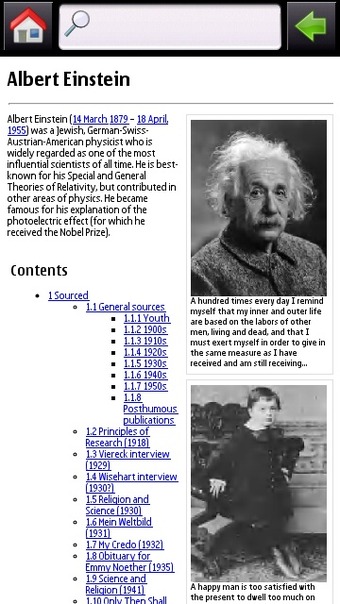 The two extremes of Wikiquotes' zoom levels