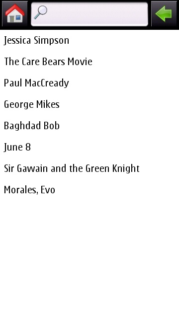 A random selection of Wikiquotes articles