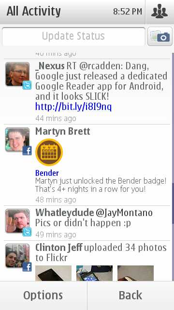 Nokia Social 1.2(163) update