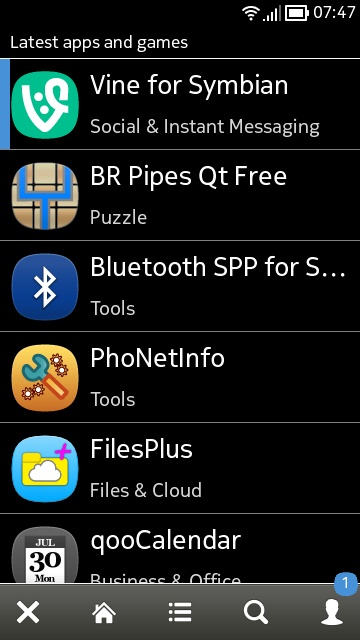 Screenshot, AppList