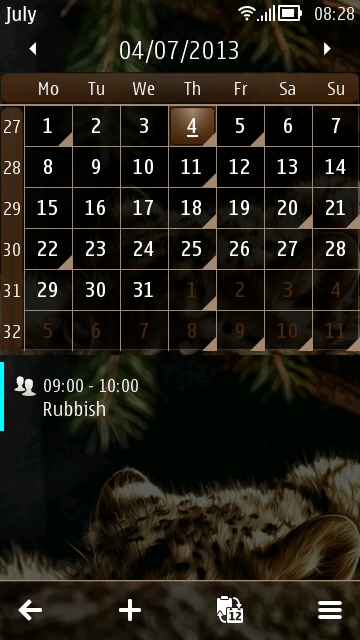 Screenshot, free Arjun theme