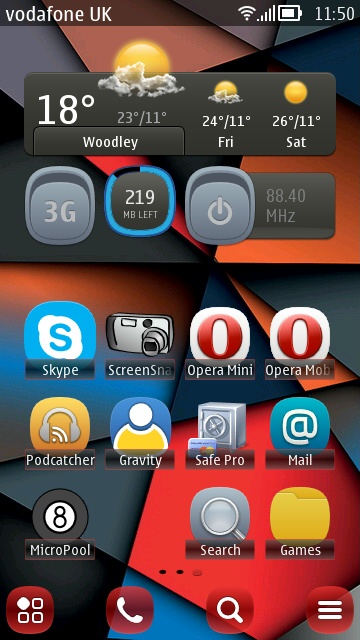Screenshot, free Arjun theme