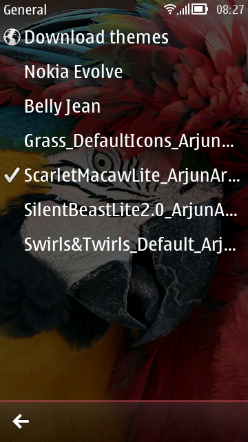 Screenshot, free Arjun theme