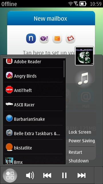 Belle Extra Taskbars screenshot