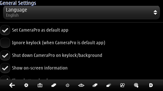 CameraPro Qt screenshot