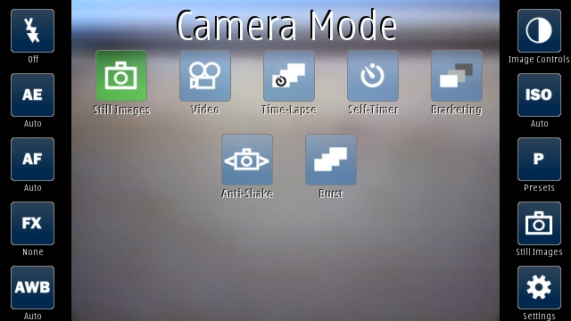 Screenshot, CameraPro Qt