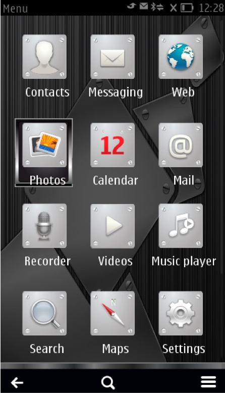 Screenshot, Metal Steel theme