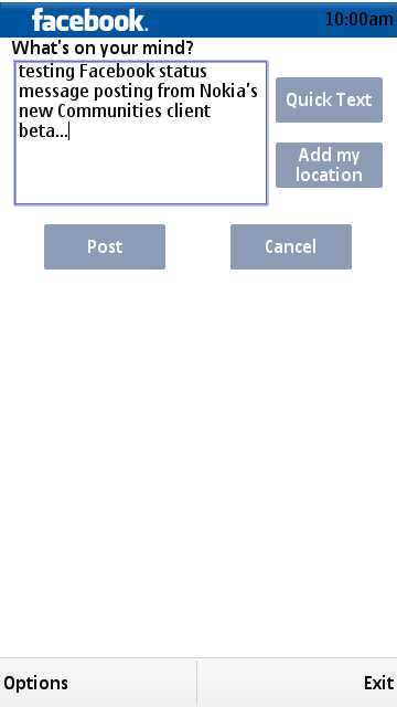 Communities screenshot