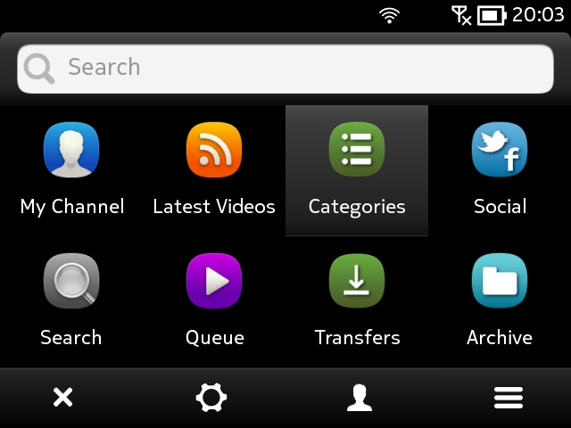 Screenshot, CuteTube