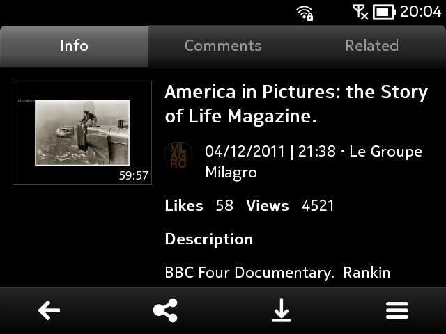 Screenshot, CuteTube